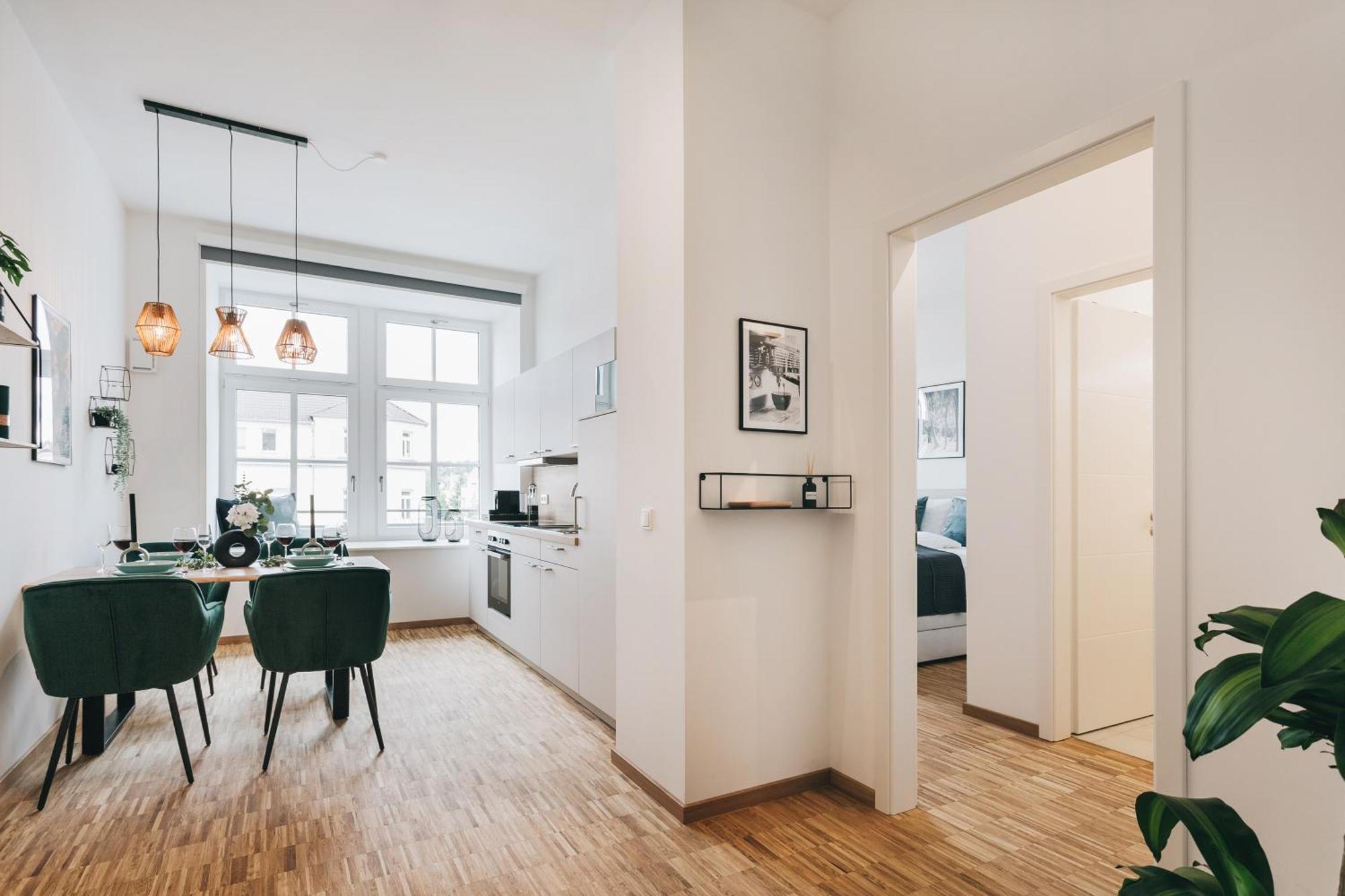 Oasis Appart - Wohnen In Dresden - Netflix - Tiefgarage - Dachterrasse Zimmer foto