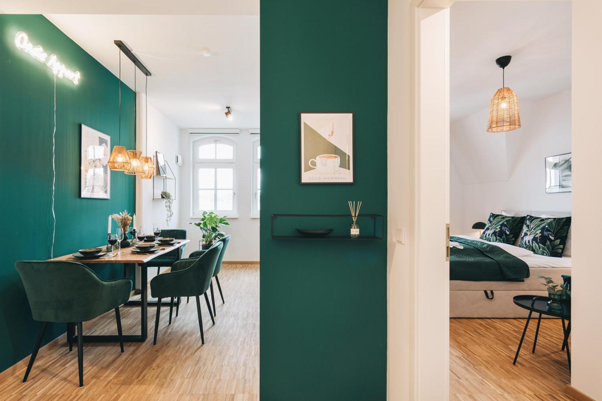 Oasis Appart - Wohnen In Dresden - Netflix - Tiefgarage - Dachterrasse Zimmer foto