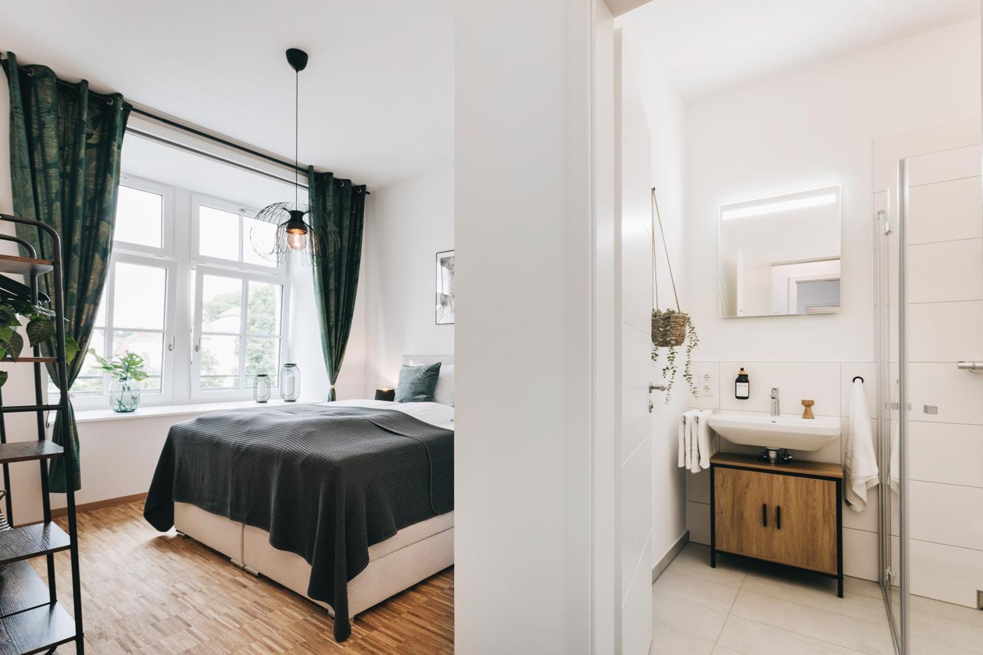Oasis Appart - Wohnen In Dresden - Netflix - Tiefgarage - Dachterrasse Zimmer foto