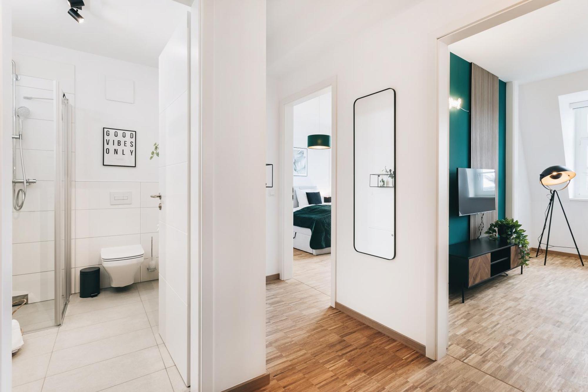 Oasis Appart - Wohnen In Dresden - Netflix - Tiefgarage - Dachterrasse Zimmer foto